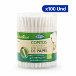 COPITOS ECOLOGICOS HIGIETEX TARRO X 100 UNDS