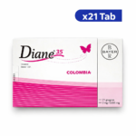 DIANE 35 BAYER CIPROTERONA+ETINILESTRADIOL 2MG/0.035 MG X 21 GRAGEAS