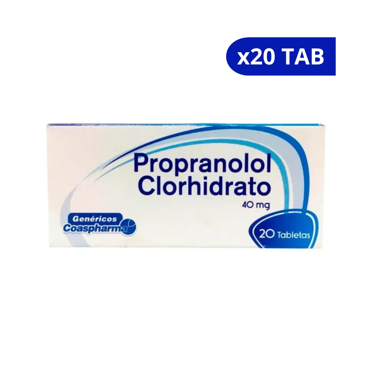 image103swba0bh3vmfu41tiu.webp PROPANOLOL COAS 40 MG X 20 TAB - Imagen 1