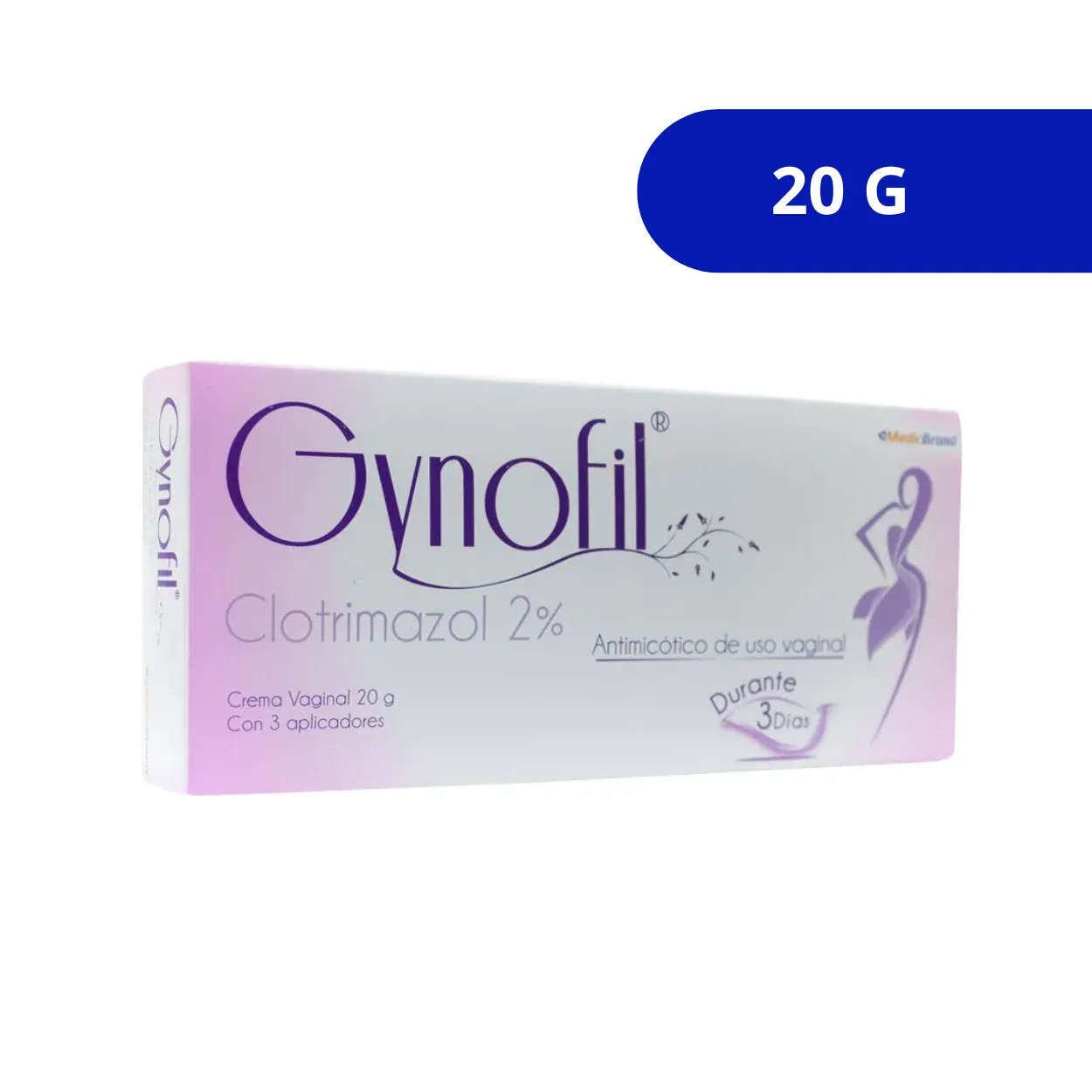 image10zocrozp0wujmao5ij6o.webp GYNOFIL BRAND CLOTRIMAZOL 2% TUBO X 20 GR - Imagen 1