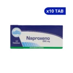 NAPROXENO COAS 250 MG X 10 TAB