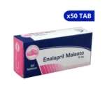 ENALAPRIL COAS 5 MG X 50 TABLETAS