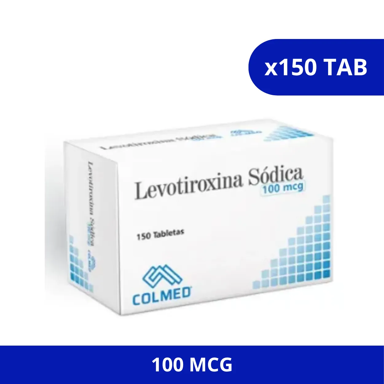 image13dx6kov8fnfmevp5yf9.webp LEVOTIROXINA SODICA COLMED 100 MCG X 150 TAB - Imagen 1