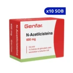 N-ACETILCISTEÍNA GF 600 MG X 10 SOBRES