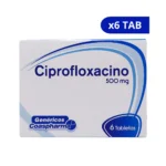 CIPROFLOXACINO COAS 500 MG X 6 TAB