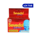 SEVEDOL ROJO LAFRAN  EXTRAFUERTE  X 24 TAB