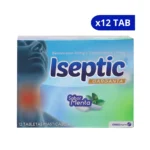 ISEPTIC COAS SABOR MENTA X 12 TAB