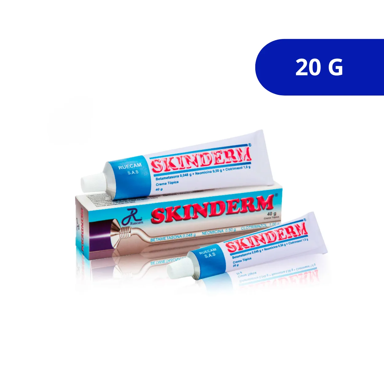 image16ope00vyaohmfbkgjho.webp SKINDERM CREMA TOPICA RUECAM BETA+NEO+CLOTRI X 20 GR - Imagen 1