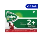 DOLEX NIÑOS 2+ MASTICABLES GSK X 20 TAB