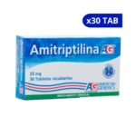 AMITRIPTILINA A.G 25 MG X 30 TAB. RECUB.