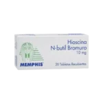 HIOSCINA MEM N-BUTILBROM 10 MG X 20 TAB