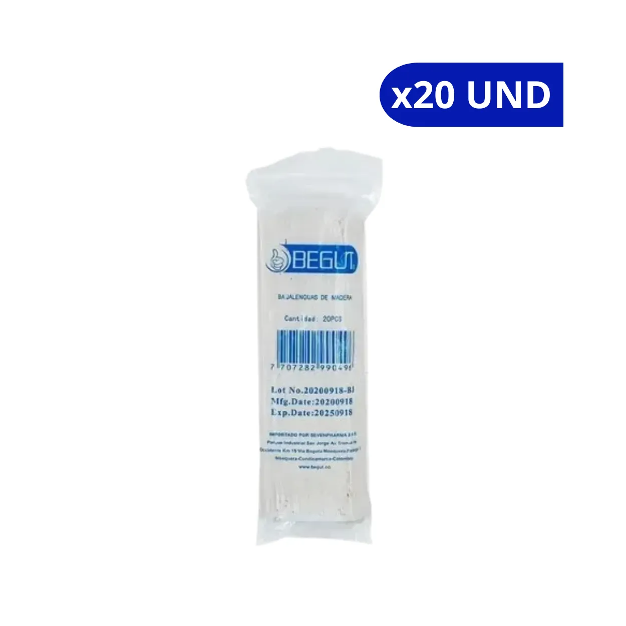 image188wx30gng4vmij4d4u5.webp BAJALENGUAS BEGUT X 20 PCS - Imagen 1