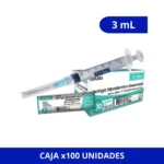 JERINGA ALFA CON IVA 3 ML X 100 UNIDADES