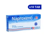 NAPROXENO A.G 500 MG X 10 TAB