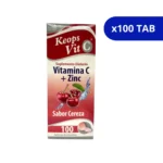 VITAMINA C KEOPS CEREZA + ZINC X 100 TAB