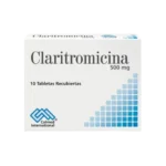 CLARITROMICINA COLMED 500 MG X 10 TAB RECUBIERTAS