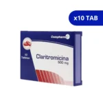 CLARITROMICINA COAS 500 MG X 10 TAB