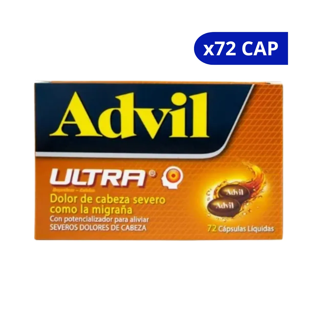 image1bhmhlknv2n4mgisyfbt.webp ADVIL ULTRA PFIZER X 72 CAP - Imagen 1