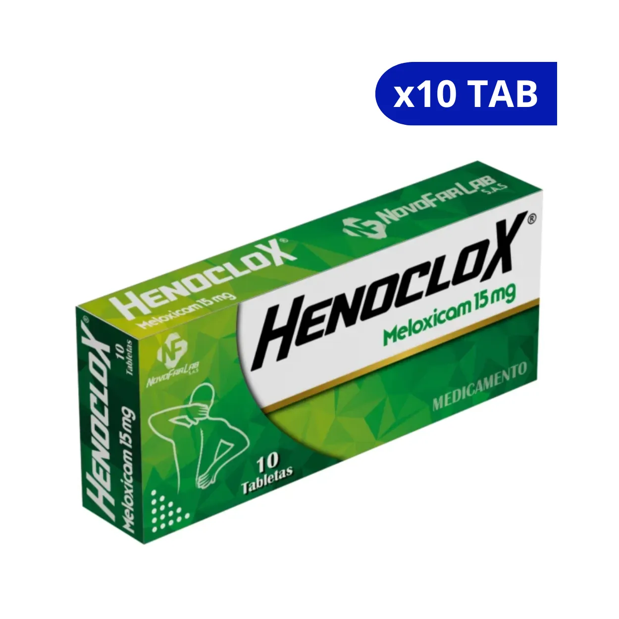 image1bjtolo3upa5mj3d337j.webp HENOCLOX NOVO MELOXICAM 15MG X 10 TAB - Imagen 1