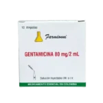 GENTAMICINA FARMI 80 MG X 10 AMP - Imagen 2