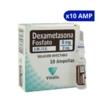 DEXAMETASONA VT 8MG X 10 AMP