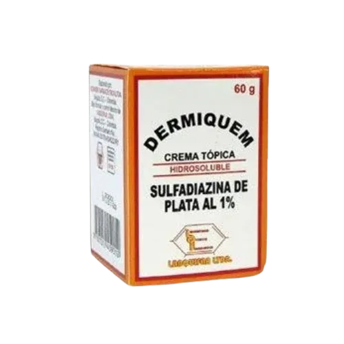 image1e701zo7lrglx2l677s.webp DERMIQUEM LABQ SULFADIAZINA PLATA 1% CREMA T. X 60 GR - Imagen 1
