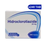 HIDROCLOROTIAZIDA COAS 25 MG X 240 TAB