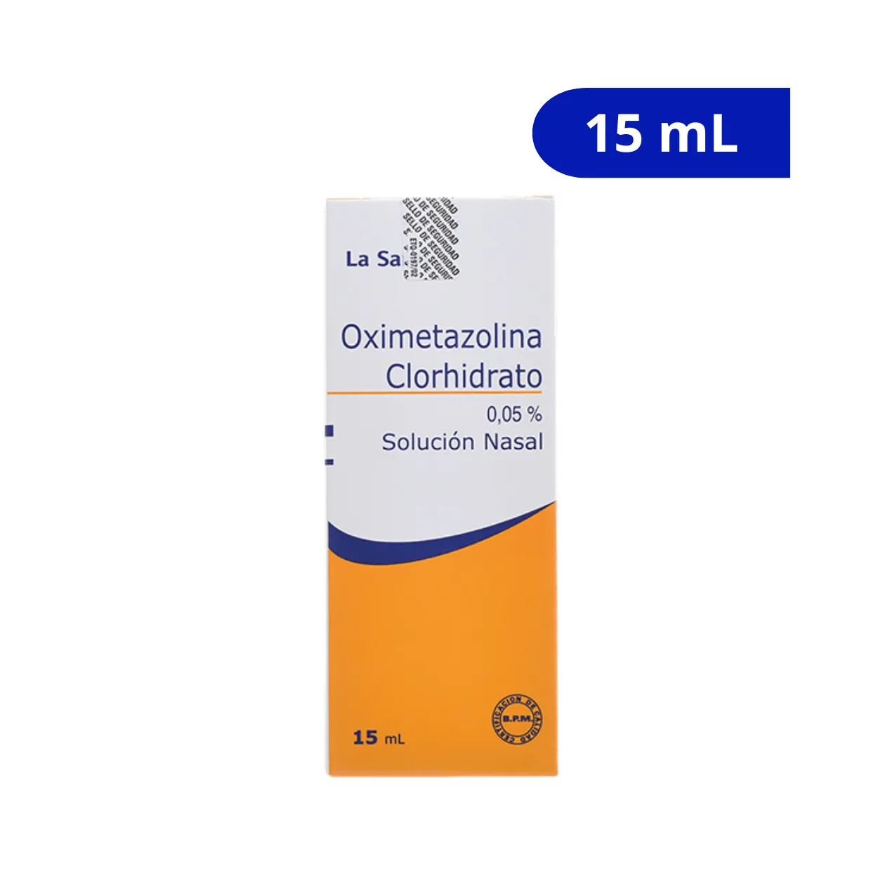 image1evejtk7zms7mi3nfrp8.webp OXIMETAZOLINA 0,05 % LSAN NASAL X 15 ML - Imagen 1