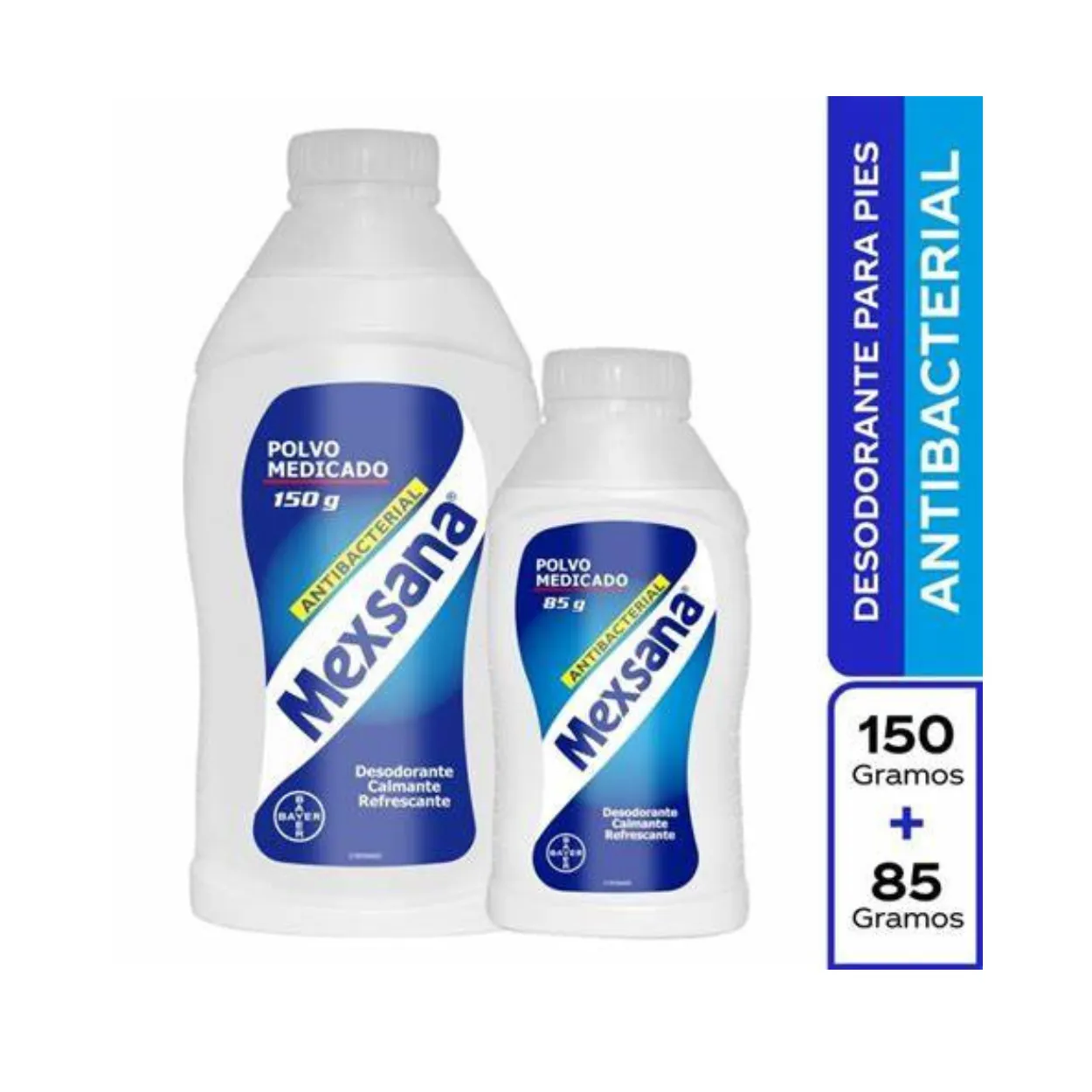 image1f0kn0nijzkjm3f9ihxr.webp TALCO MEXANA BAYER ANTIBACTERIAL X 150 GR + 85 GR - Imagen 1