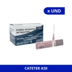 CATETER INTRAVENOSO ALFA ROSADO 20G X 32 MM