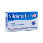 SILDENAFIL A.G 50 MG X 2 TAB REC