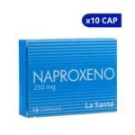 NAPROXENO LSAN 250 MG X 10 CAPSULAS