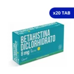 BETAHISTINA DICLORHIDRATO LPFF 8MG X 20 TAB