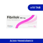 FIBRILOK HUMAX ACIDO TRANEXAMICO 500 MG X 10 TABLETAS