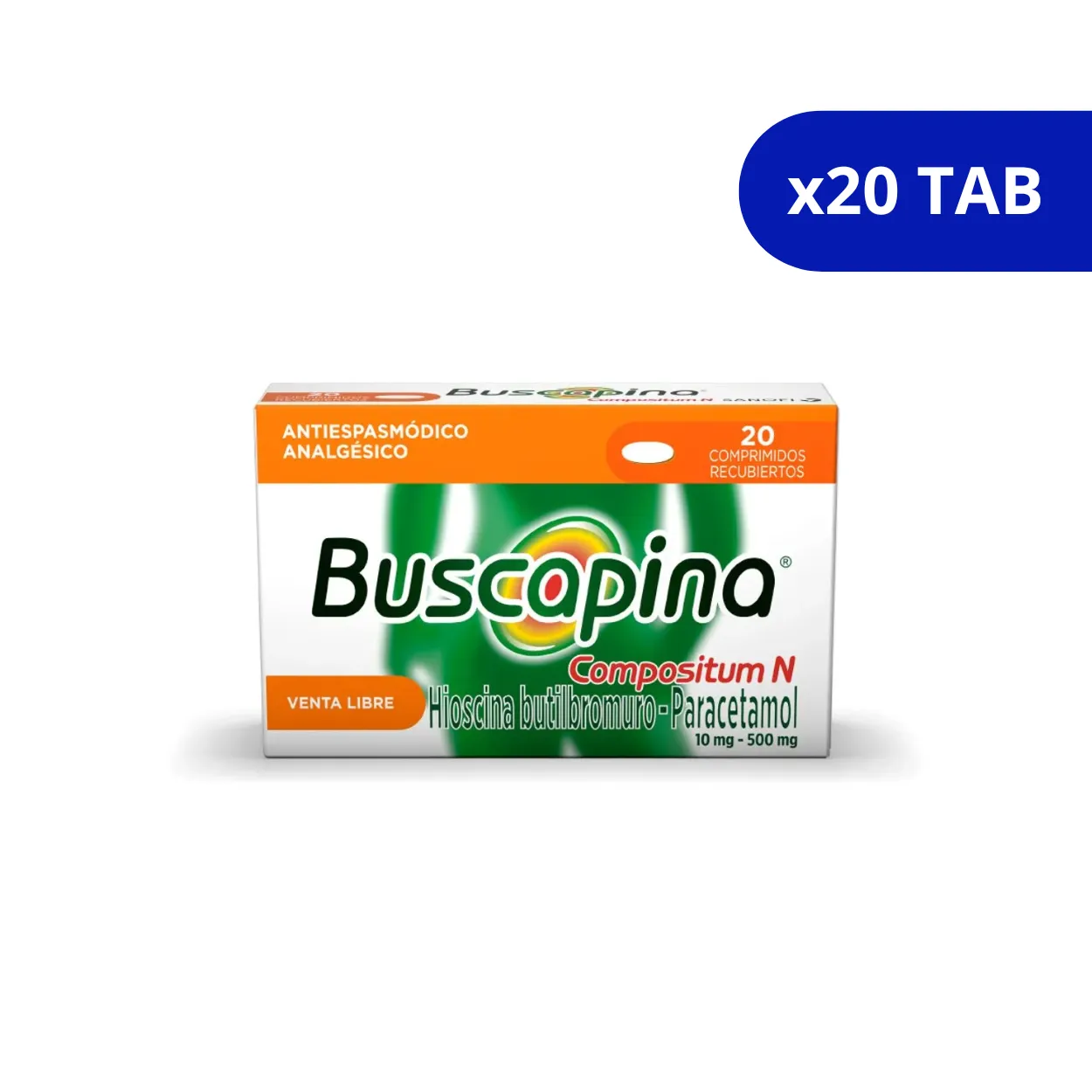 image1i00mwwql38maolimt5.webp BUSCAPINA COMPUESTA NF SANOFI X 20 TABLETAS - Imagen 1