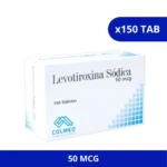 LEVOTIROXINA SODICA COLMED 50 MCG X 150 TAB