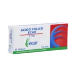 ACIDO FOLICO ECAR 5 MG X 20 TAB