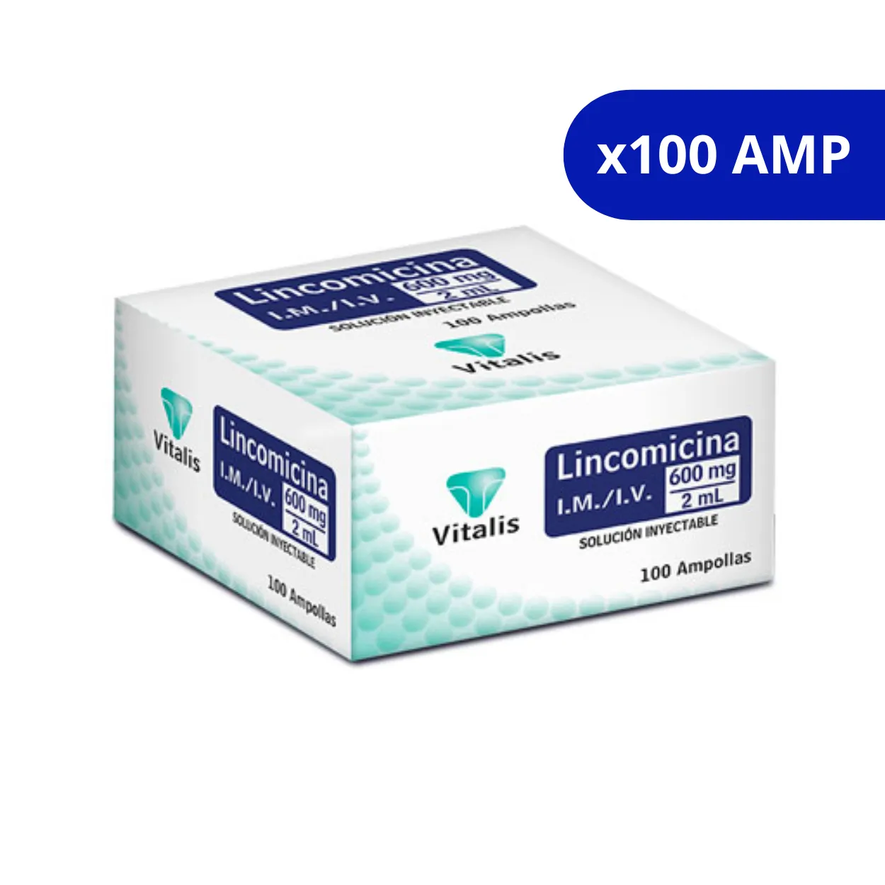image1ipkl3zvzi3mdnzlcv2.webp LINCOMICINA VT 600 MG / 2ML X 100 AMP - Imagen 1