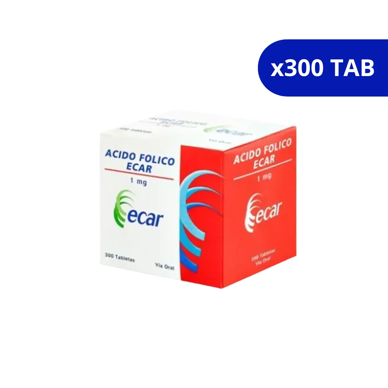 ACIDO FOLICO ECAR 1 MG X 300 TAB