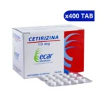 CETIRIZINA ECAR 10 MG X 400 TABLETAS