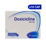 DOXICICLINA COAS 100 MG X 10 CAP