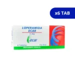 LOPERAMIDA ECAR 2MG X 6 TAB
