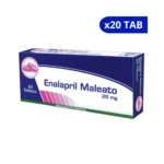 ENALAPRIL COAS 20 MG X 20 TAB
