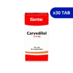 CARVEDILOL GF 12,5 MG X 30 TABLETAS