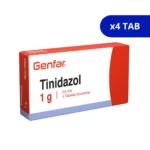 TINIDAZOL GF 1 GR X 4 TABLETAS RECUBIERTAS