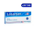 LOSARTAN A.G 50 MG X 30 TAB