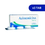 AZITROMICINA EXPO 500MG X 3 TAB RECUBIERTAS