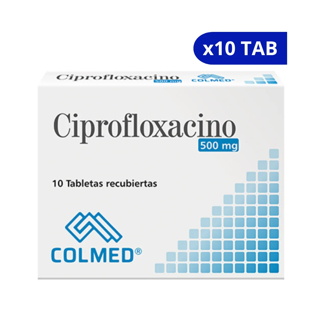 image1nuwk5jk939smg9jz9wb.webp CIPROFLOXACINO COLMED 500 MG X 10 TAB - Imagen 1