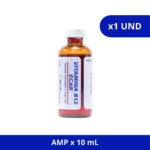 VITAMINA B12 TAPA BLANCA ECAR  AMP DE 10ML X 1MG/ML