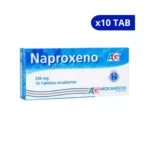NAPROXENO A.G 250 MG X 10 TAB